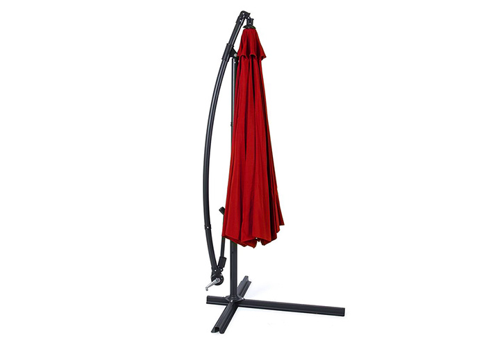 Outdoor hanging red umbrella - Hanging Red