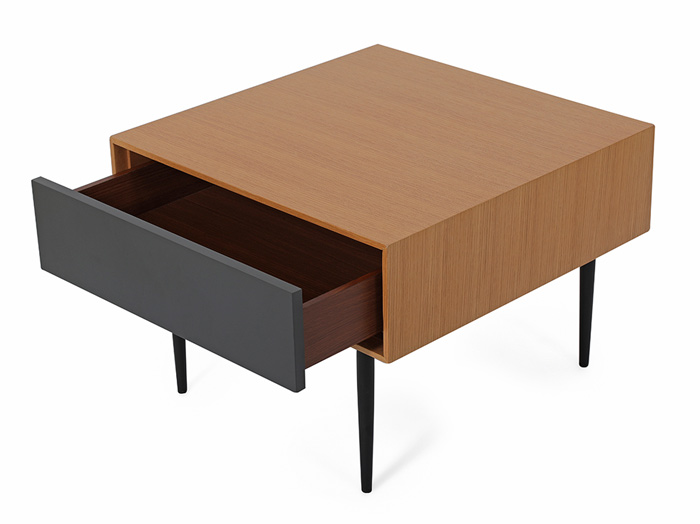 Wooden side table with drawer - Jace 3148