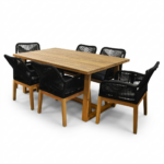 SET DINING | FLORIDA 6 CHAIRS+ TABLE