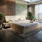 Bed with Nightstand | Queen - Image 2