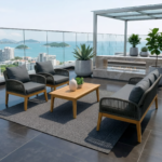 Outdoor Sofa Set 4 Pcs | Florida - Image 2