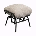 Armchair + Stool Vienna Swing Beige