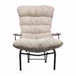 Armchair + Stool Vienna Swing Beige