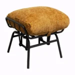 Armchair + Stool Vienna Swing Yellow