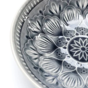 Bowl Sicilia Mandala Grey 18cm