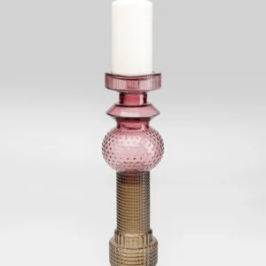 Candle Holder Marvelous Duo Purple Grey