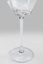 Champagne Glass Diamon Gold Rim