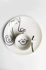 Coffee Cup Viso Donna (2/part)