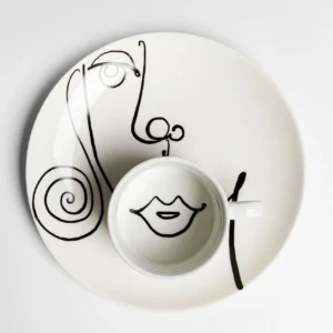 Coffee Cup Viso Donna (2/part)