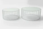 Coffee Table Wire White (2/Set)