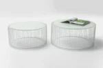 Coffee Table Wire White (2/Set)