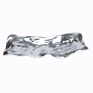 Deco Bowl Jade Silver 48x22cm