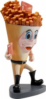 Deco Figurine French Fries 22cm