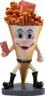 Deco Figurine French Fries 22cm