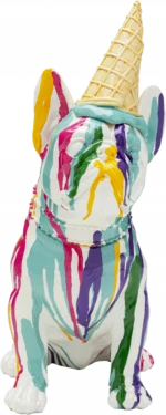 Deco Figurine Gelato Dog 35cm