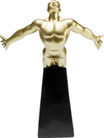 Deco Figurine Jumper Gold 37cm