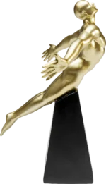 Deco Figurine Jumper Gold 37cm