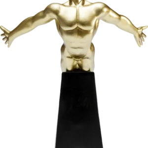 Deco Figurine Jumper Gold 37cm