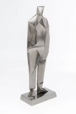 Deco Figurine Standing Man Anthracite 62cm