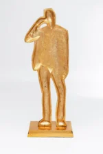 Deco Figurine Standing Man Gold  62cm