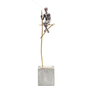 Deco Figurine Stilt Fisher Man 52cm