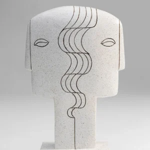 Deco Object Symmetric Face 28cm