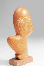 Deco Object Thought Brown 27cm