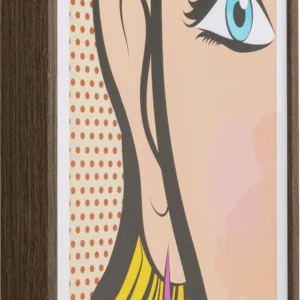 FRAMED PICTURE COMIC EYE 31*41