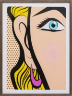 FRAMED PICTURE COMIC EYE 31*41