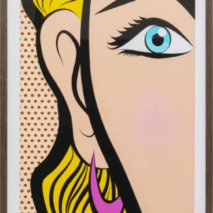 FRAMED PICTURE COMIC EYE 31*41