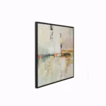 Framed Picture Dust Gold 120x120cm