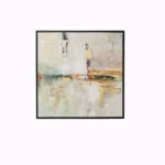 Framed Picture Dust Gold 120x120cm