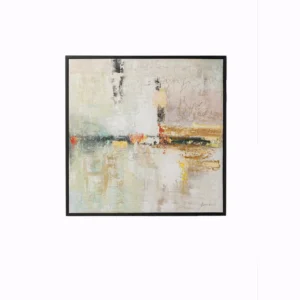 Framed Picture Dust Gold 120x120cm