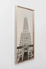 FRAMED PICTURE EMPIRE STATE MIRROR