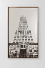 FRAMED PICTURE EMPIRE STATE MIRROR