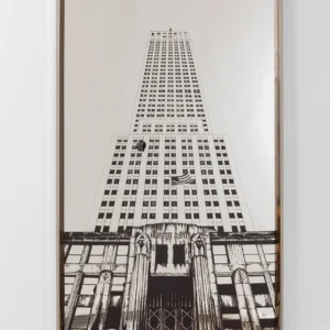 FRAMED PICTURE EMPIRE STATE MIRROR
