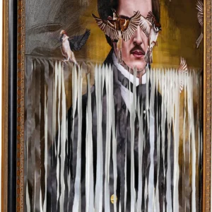 Framed Picture Gentleman Cuts 130x163cm