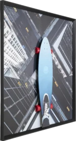 FRAMED PICTURE SKYLINE SKATER 149*149CM