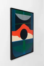 Framed Picture Sunrise 75x100cm