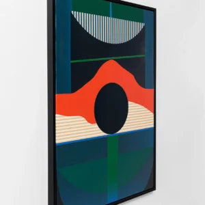 Framed Picture Sunrise 75x100cm