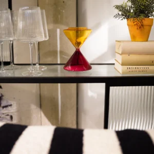 Hourglass Timer Red-Orange 18cm