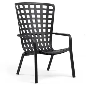 Outdoor Armchair | Folio - Grey, Without Cushion