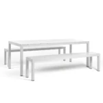 Outdoor Table + 2 Benches | Rio