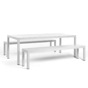 Outdoor Table + 2 Benches | Rio