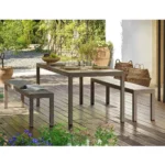 Outdoor Table + 2 Benches | Rio