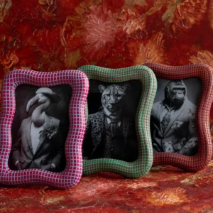 Picture Frame Wavy Orange 13x18cm