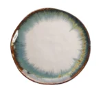 Plate Organic White/Blue