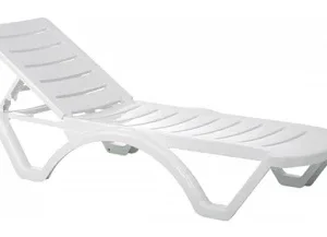RESIN SUNBED AQUA WHITE