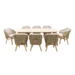Set table + 8 Armchair | Mali