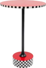 Side Table Domero Checkers Red ?